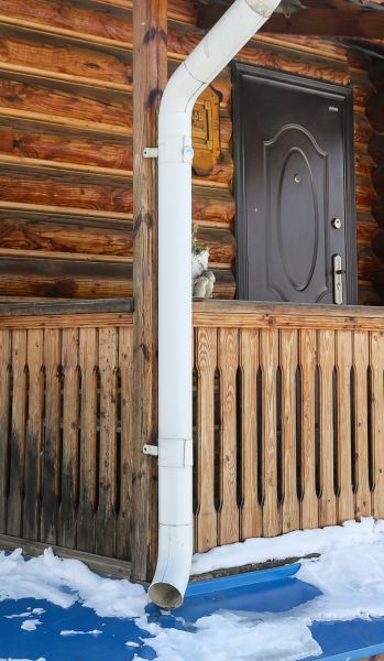 Cost of Porch Downspout Installation in Holly Springs