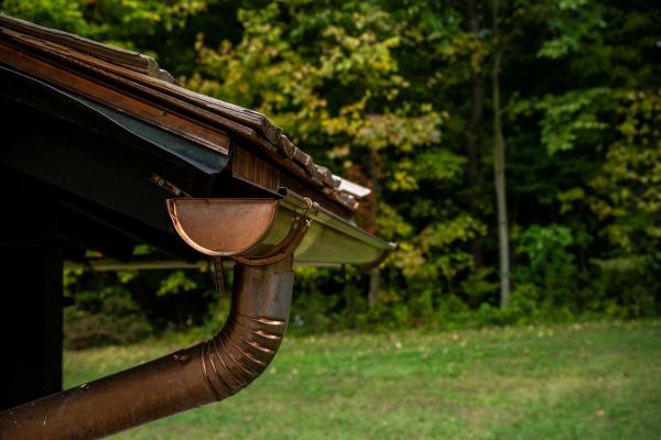Cost of Copper Gutter Service in Holly Springs